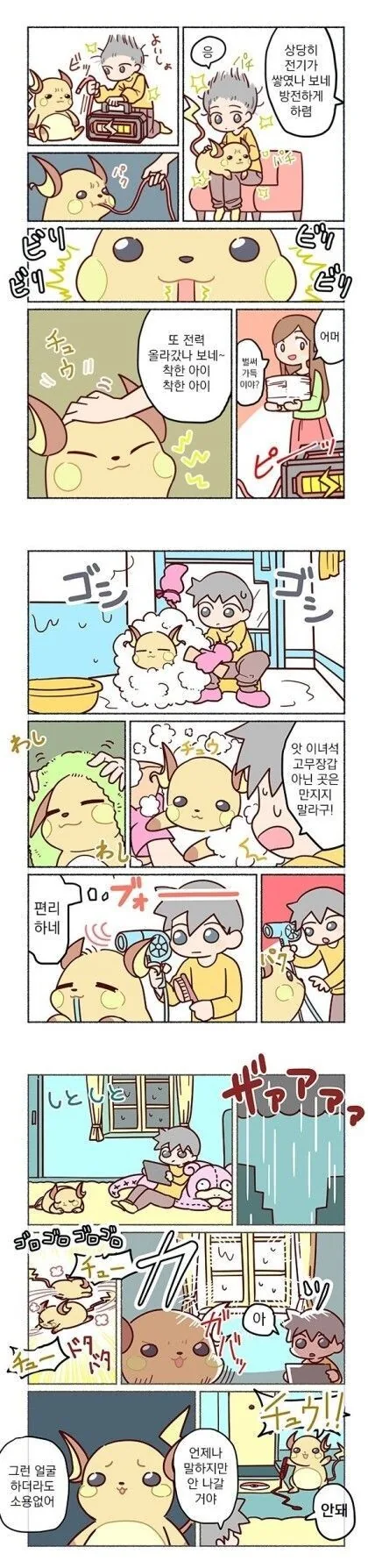라이츄 키우는 만화