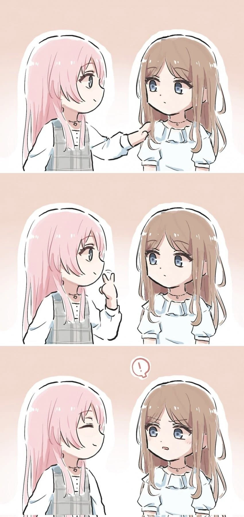 뱅드림)아논소요 케이크 먹여주는 만화(+뒷이야기)