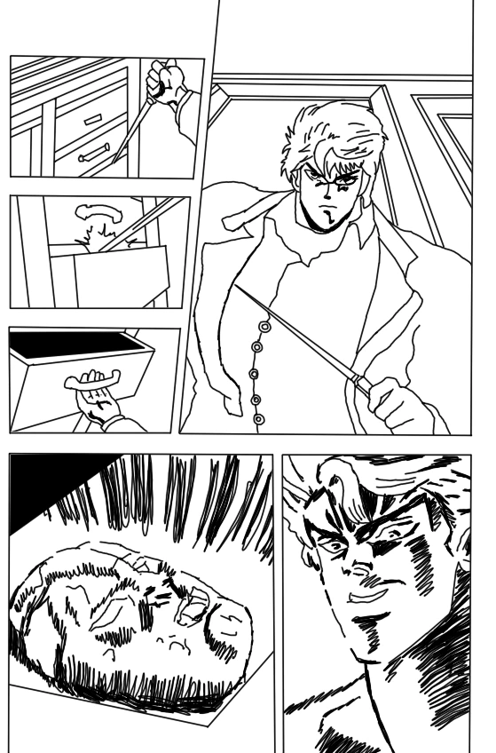 만약 죠나단이 석가면을 썼다면 Manga