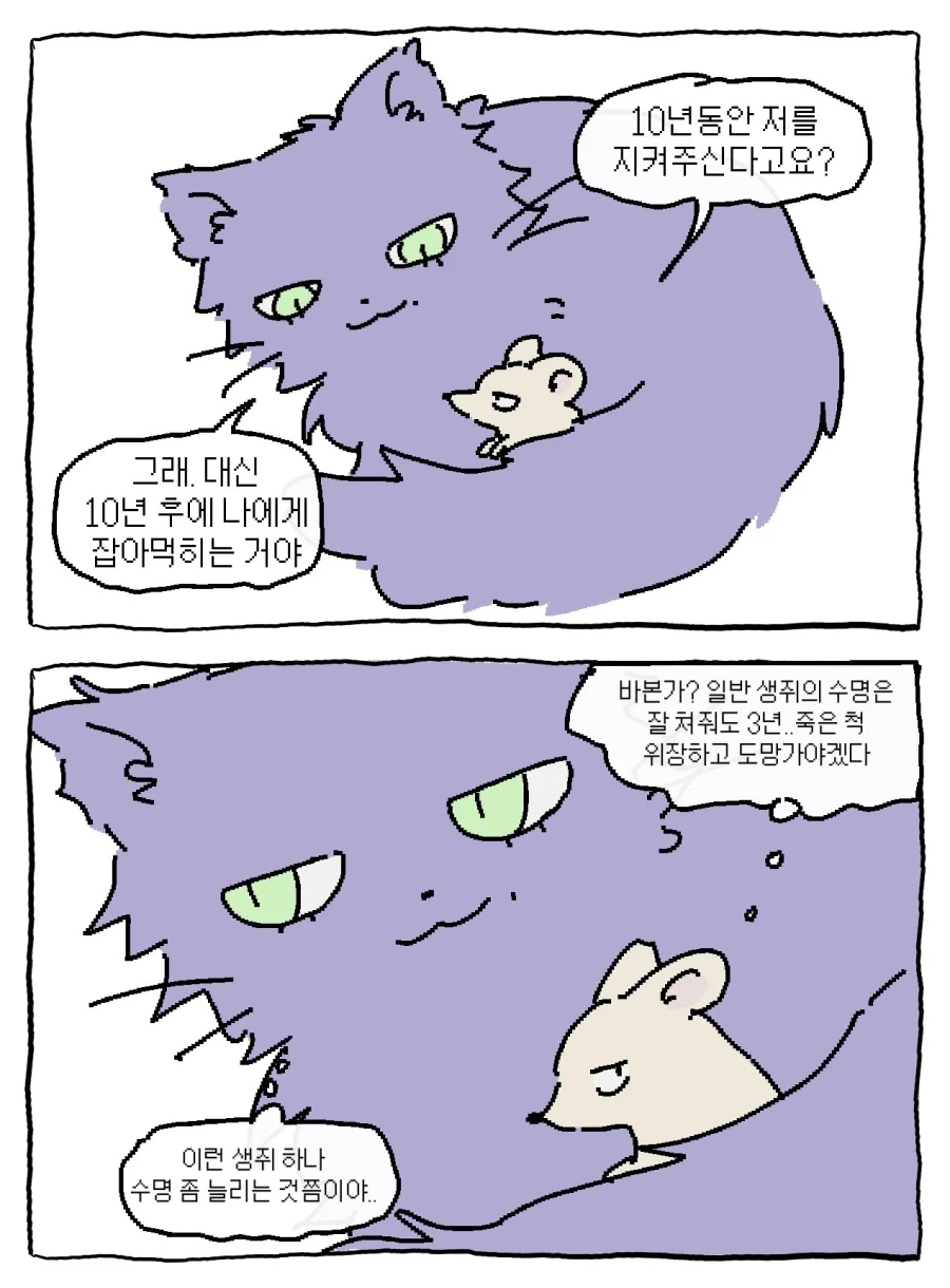 10년 후에 쥐 잡아먹는 만화 - 이미지 2