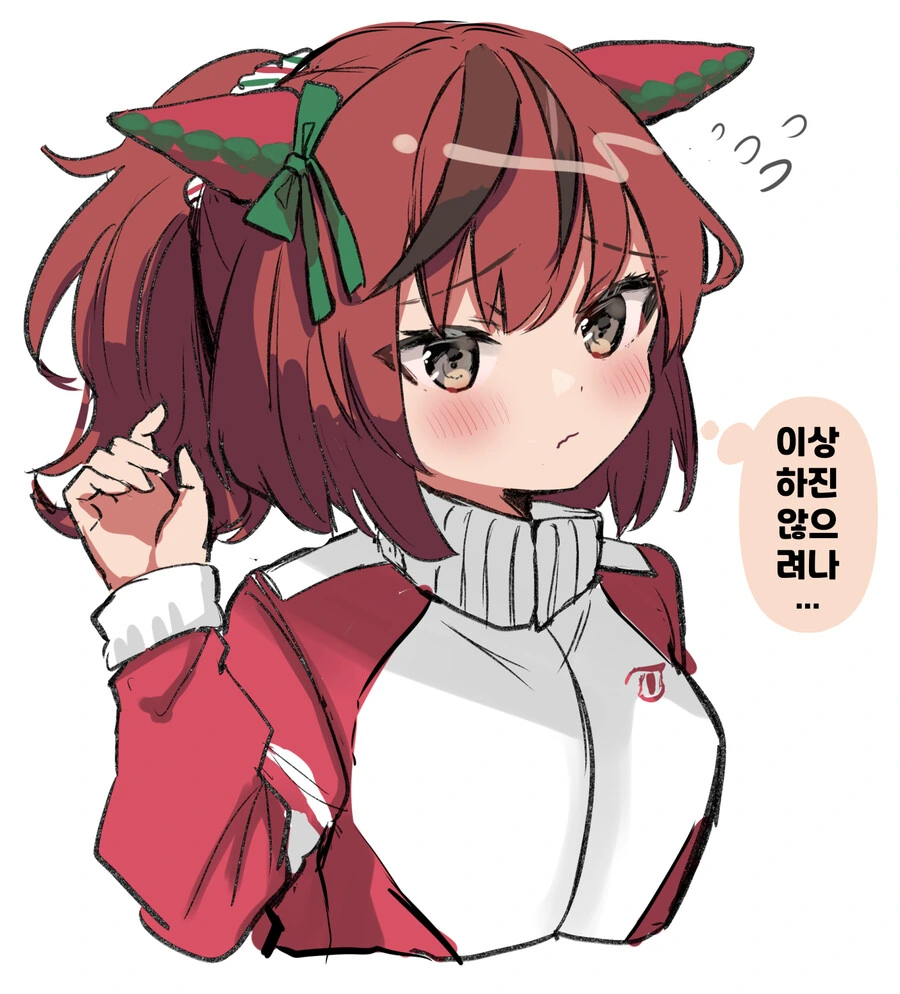 말딸)핫산)치어복 이후로 가끔 포니테일을 해주는 네이처 씨