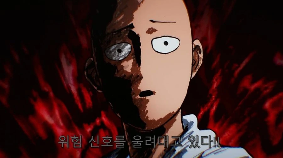 원펀맨에서 첫만남에 사이타마 강함을 알아본 괴인 - 이미지 18