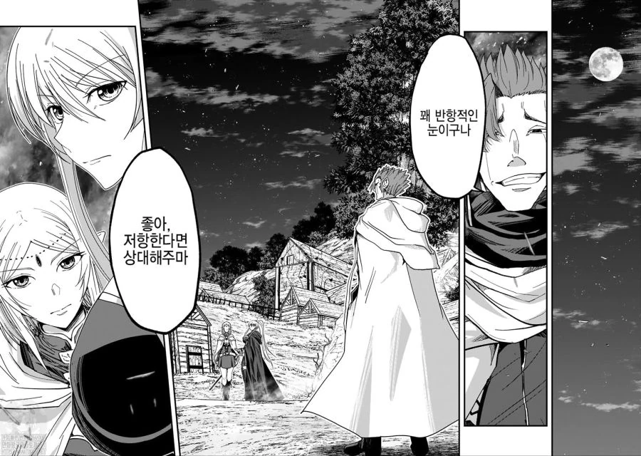 [해골기사]엘프자매를 만난 남자