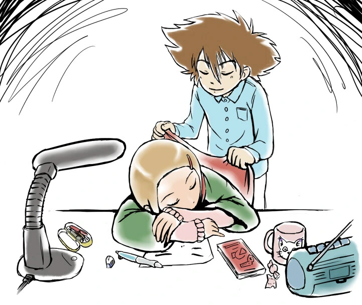 디지몬)동생 살펴주는 오빠.manga