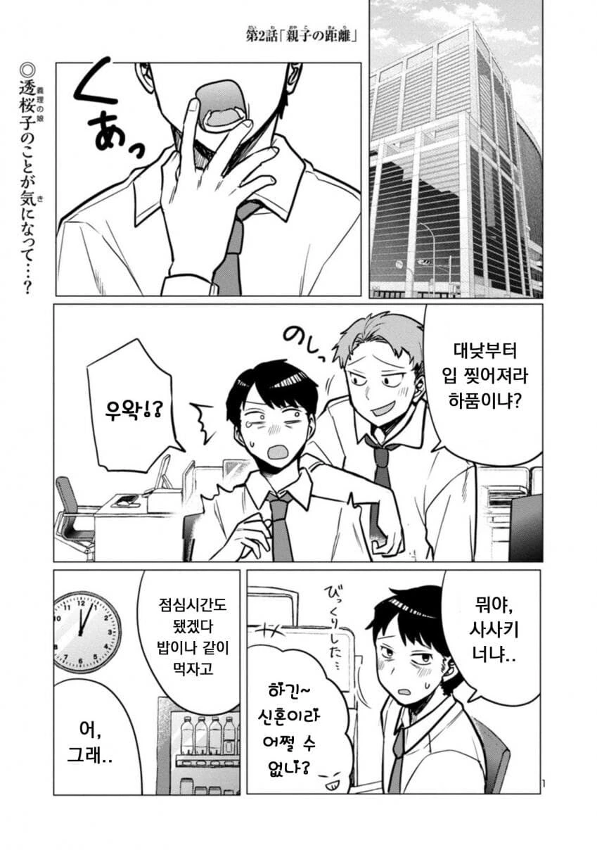 딸래미가 퇴근한 아빠 덮치려 하는.manwha