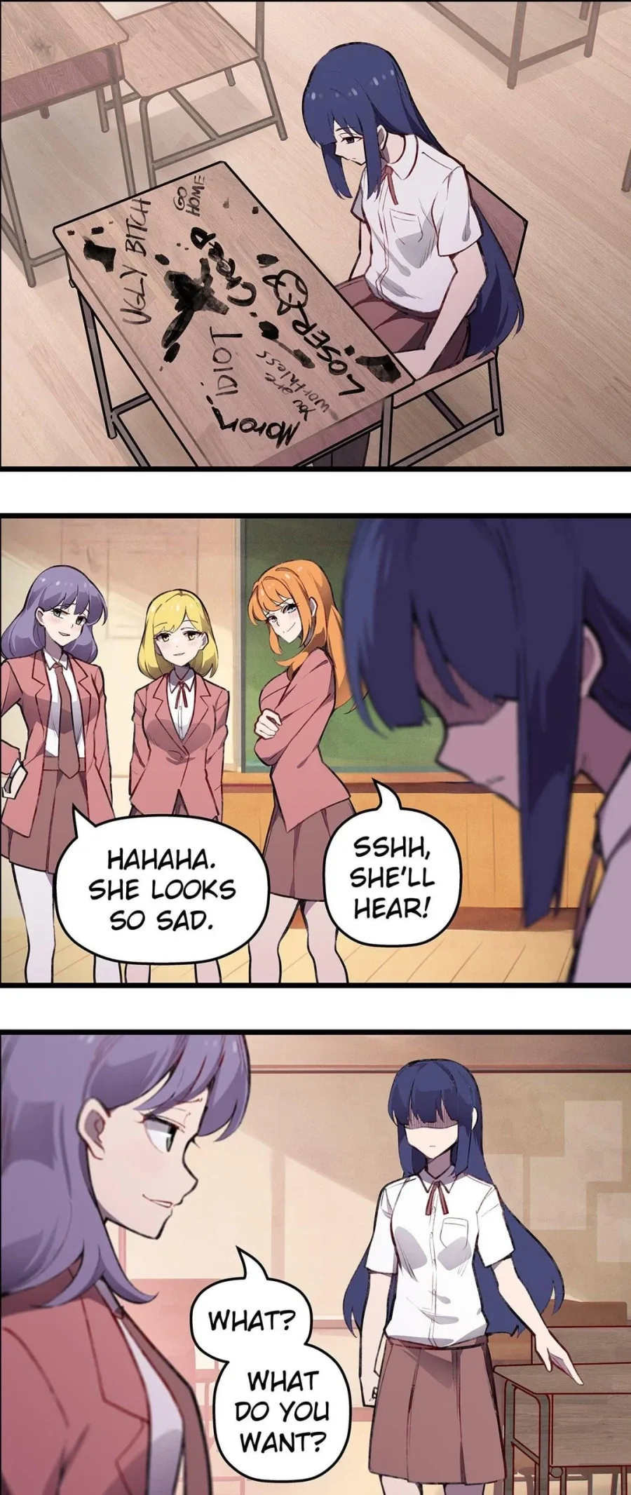 따돌림 당하는 여고생.manhwa
