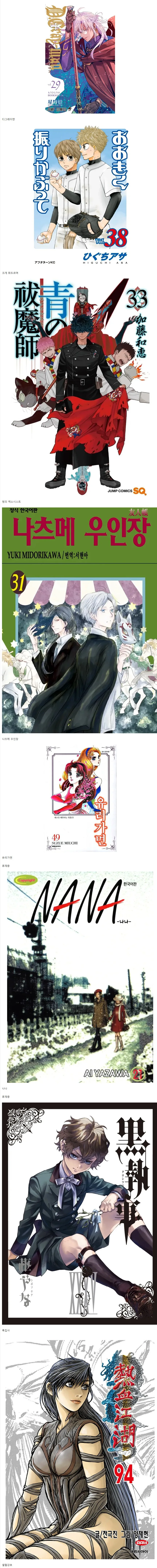아직 완결이 안 났다고? 싶은 그시절 만화들.jpg