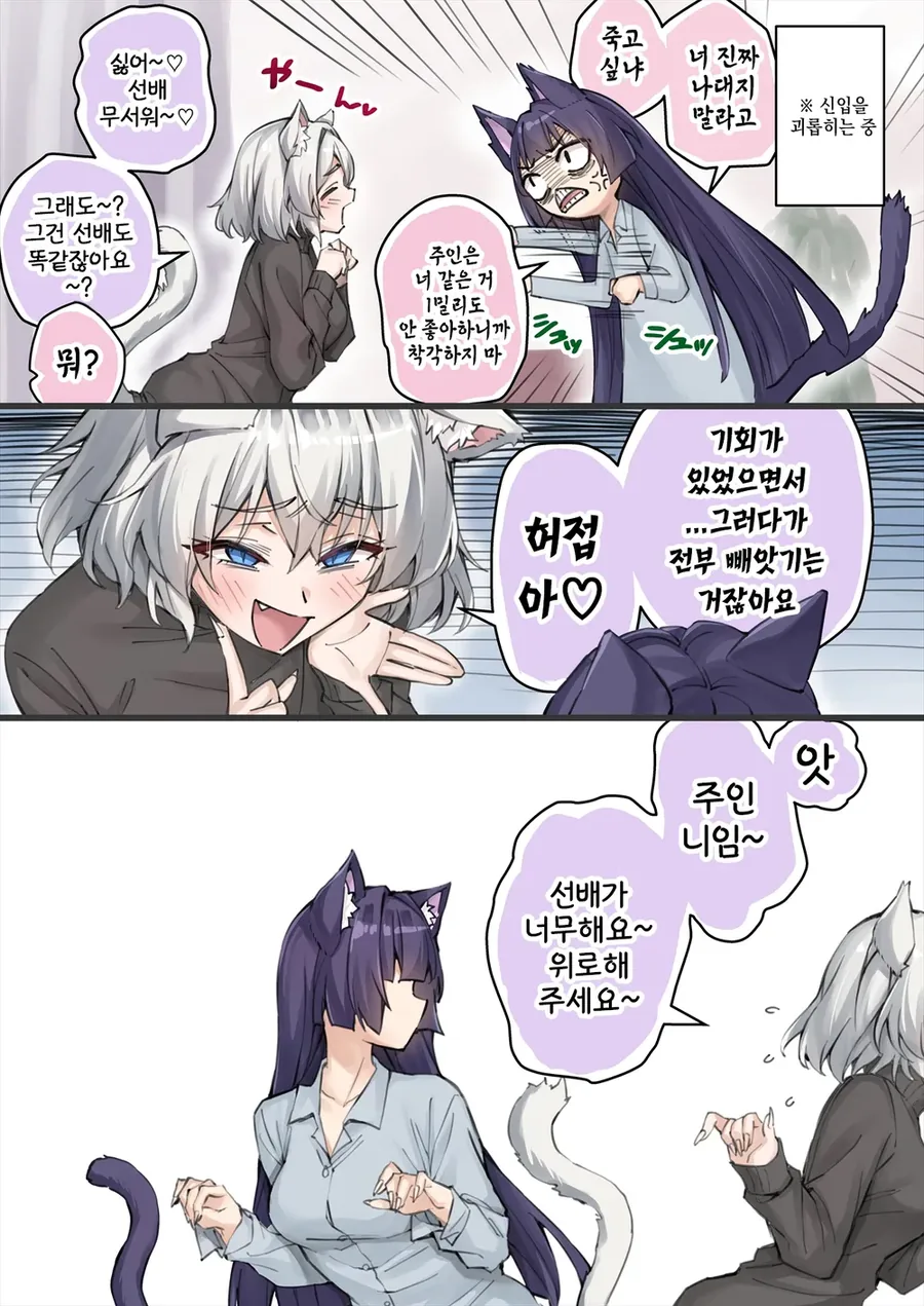 얀데레 고양이들 만화 - 이미지 4