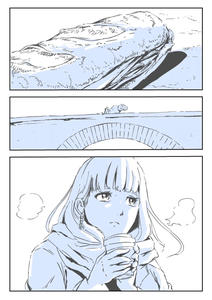 공룡과 파리 여행.manhwa