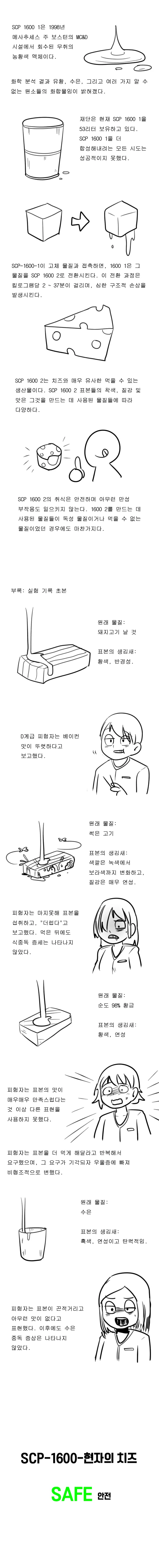 [SCP 재단 만화] SCP-1600 : 현자의 치즈