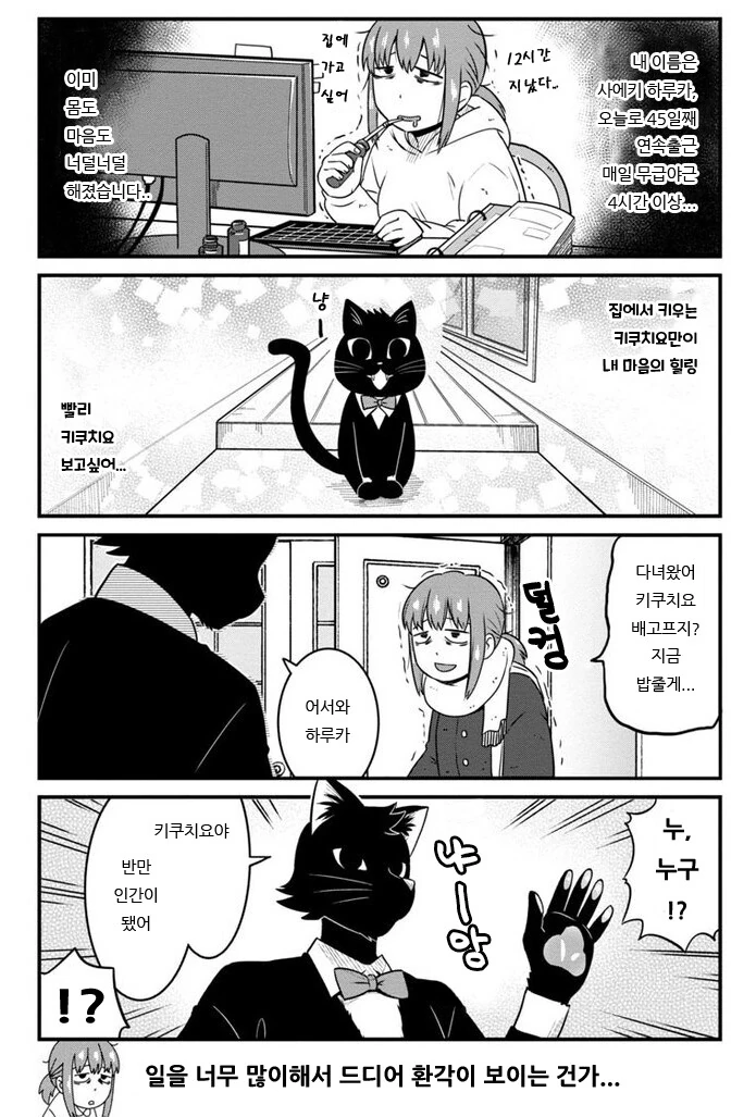 수인) 은혜갚는 고양이 만화.manga