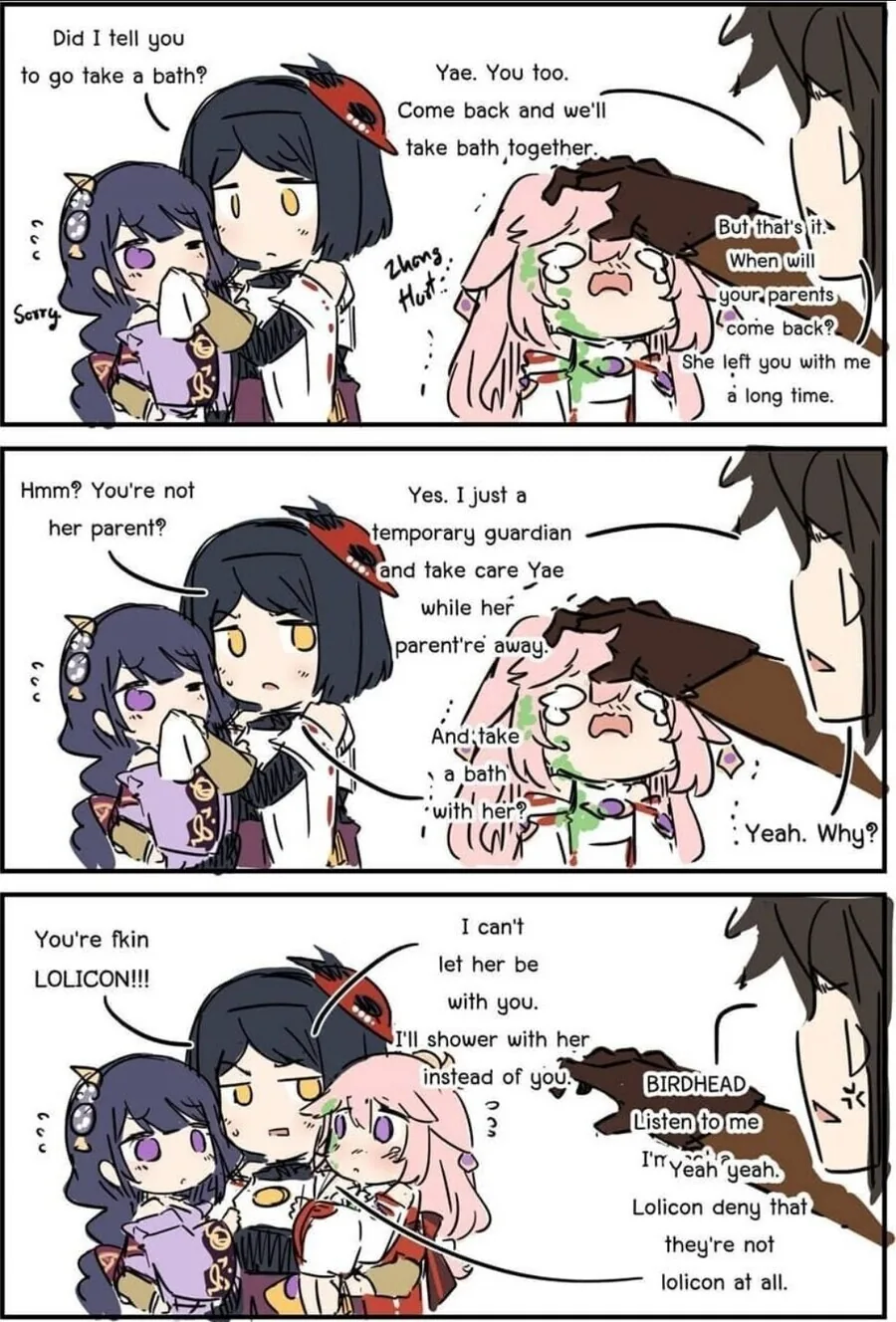원신) 응애 아예미코 + 텐텐구 만화.MANHWA - 이미지 4