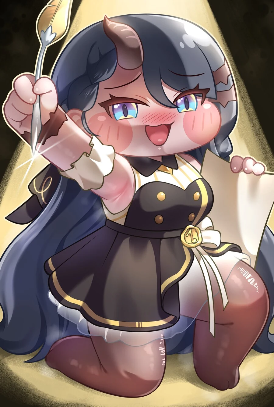(트릭컬)짤막한 몸뚱이 요오망함이 느껴지는 그림