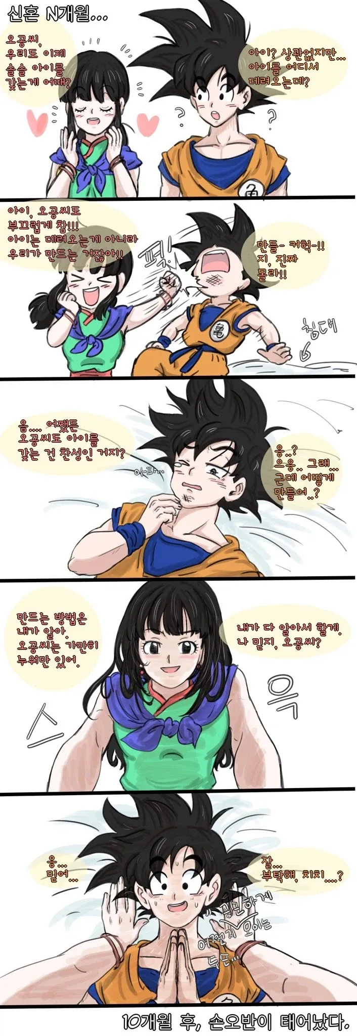 드래곤볼)손오반 만드는 만화