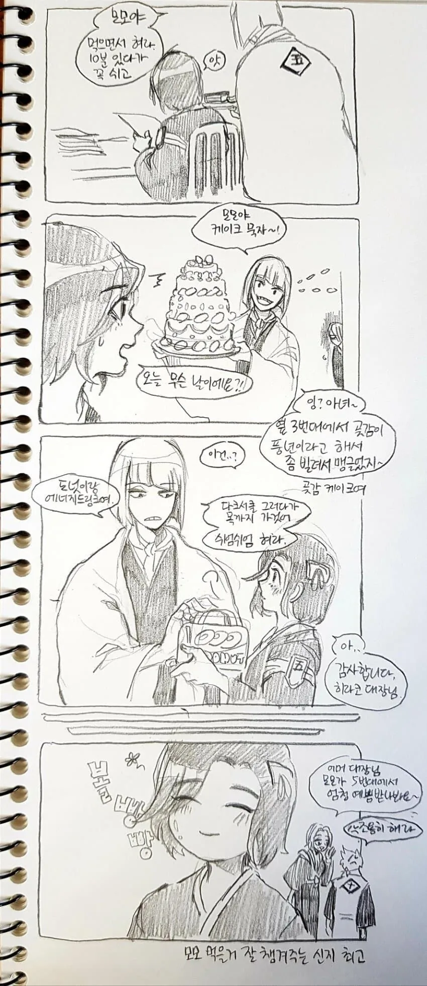 블리치) 신지와 모모.manga