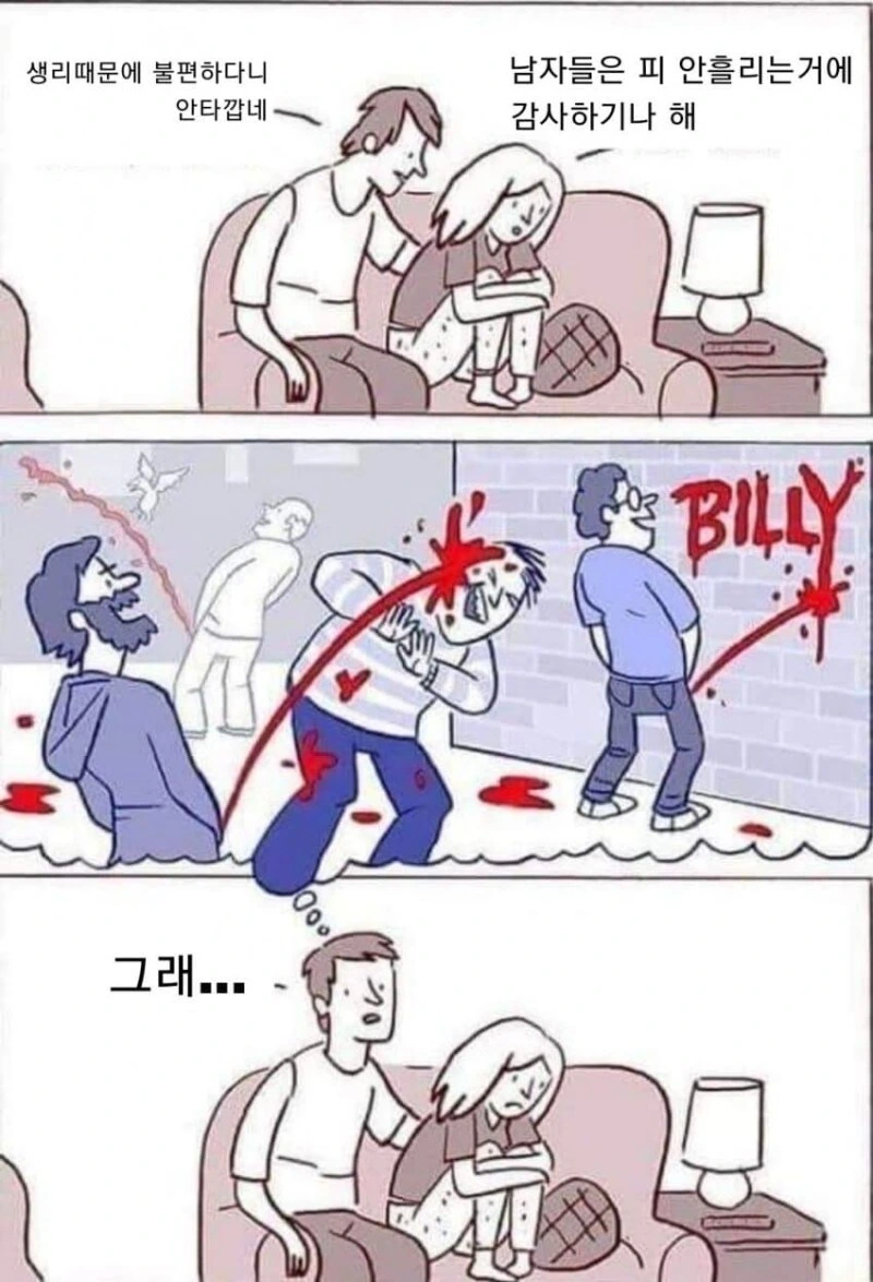 남자가 생리하면.manwha