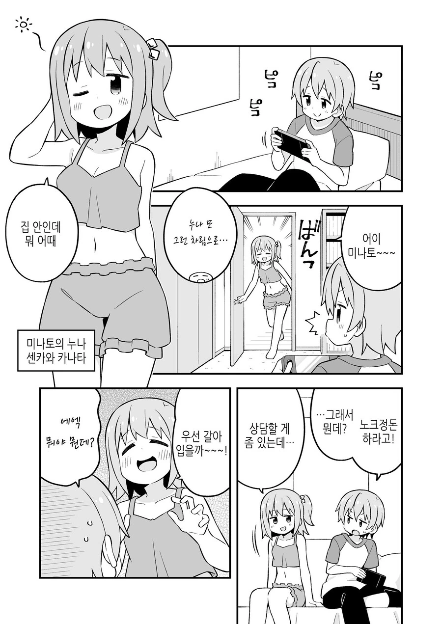 누나 대신 온라인 게임 오프 모임에 가는 .manhwa