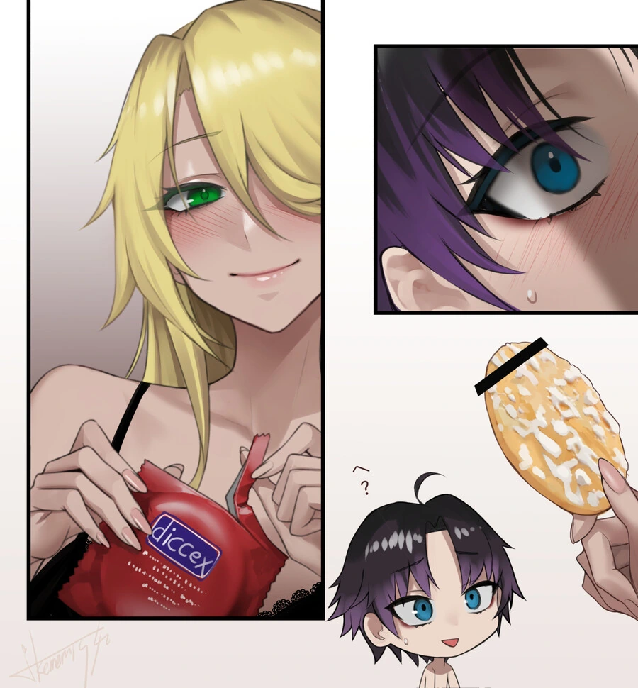 달려있는 여학생과 여유증 남학생.manga - 이미지 2