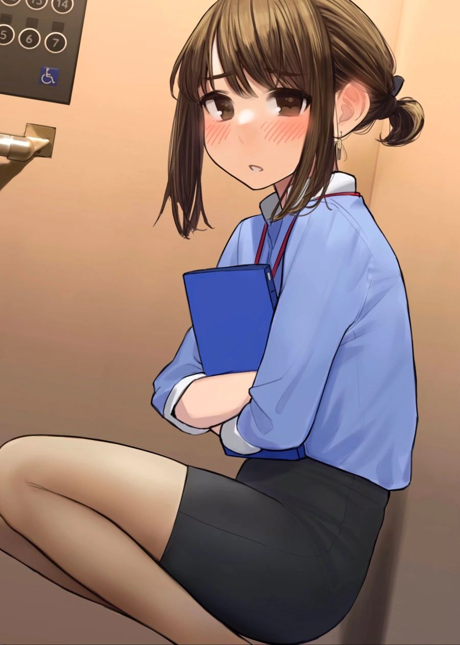 단둘이 엘리베이터에 갇힌 동기쨩.manga