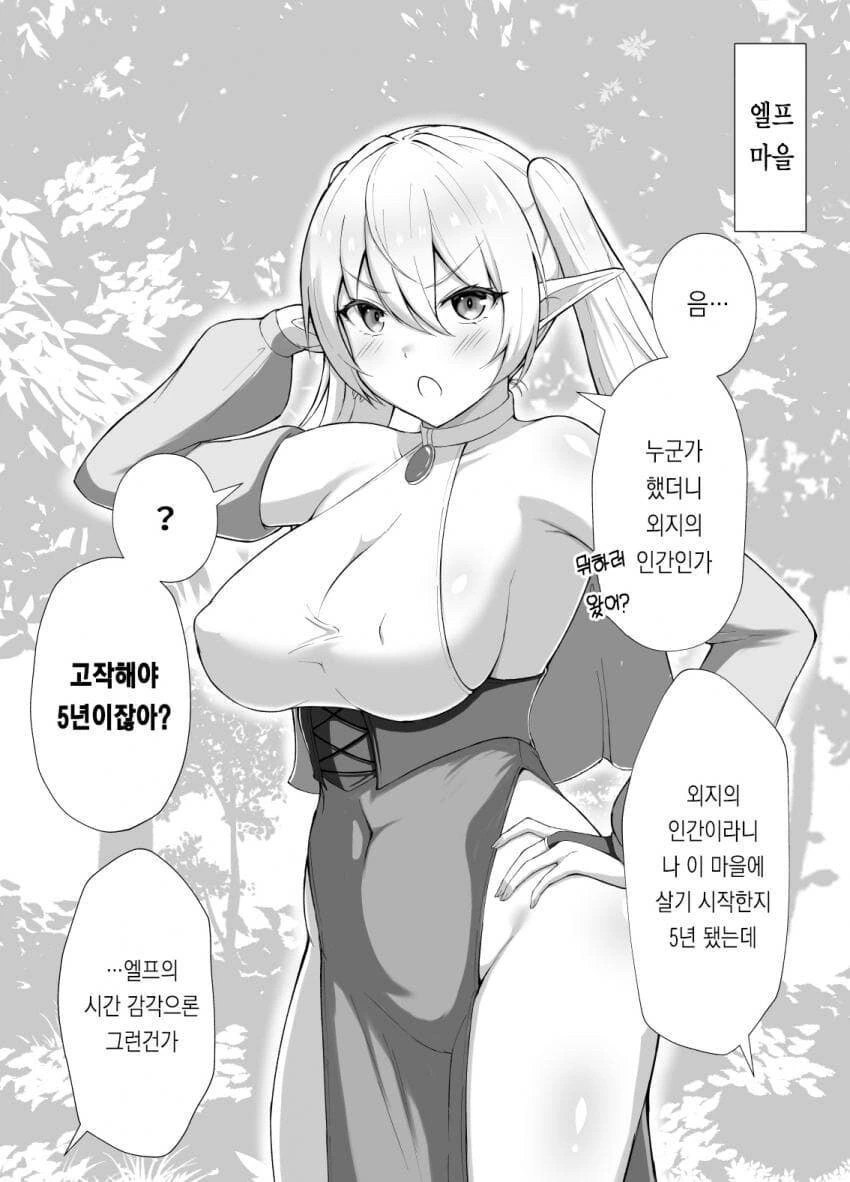 츤에서 데레로 바뀐 엘프.manwha