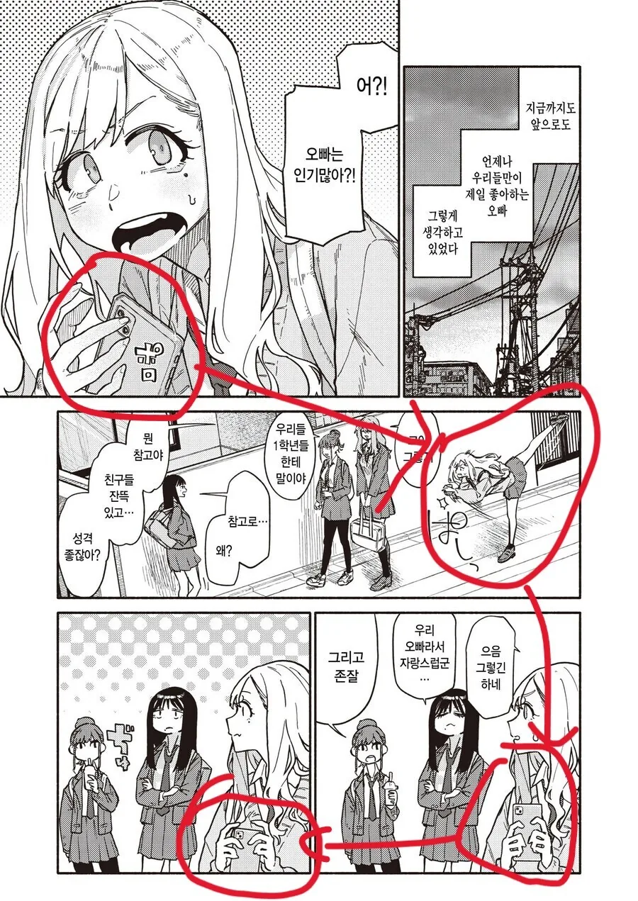 쌍둥이 동생 만화의 디테일.manga