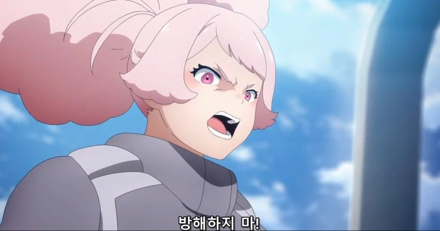 [수성의마녀]주먹이 매서운 솜사탕 머리 미소녀 - 이미지 3