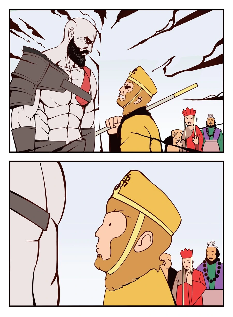 크레토스 VS.손오공.Comic