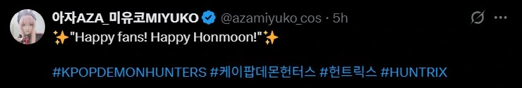 케이팝) 헌트ㄹ/ㄱ스 코스프레