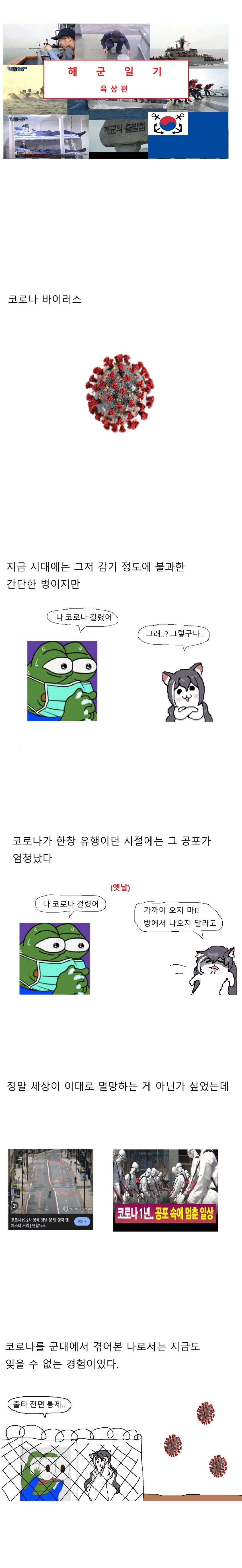 코로나 시절 대한민국 해군이 대처한 방식.manga