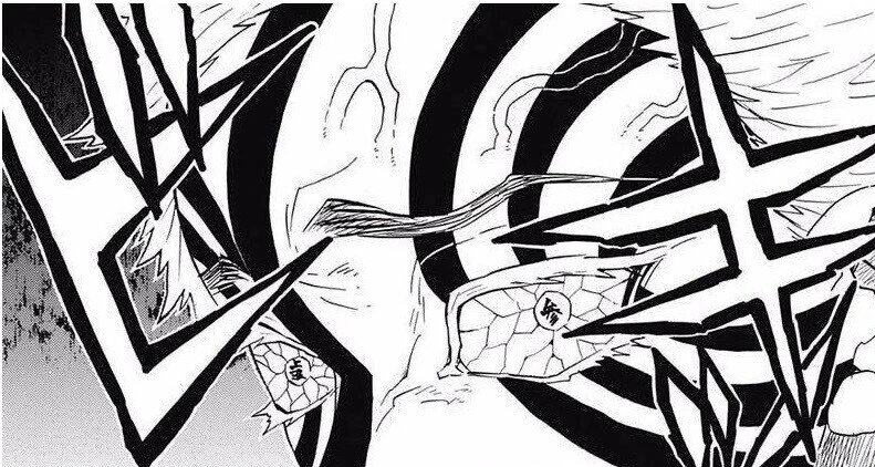 귀멸)탄지로 도발에 넘어간 아카자.manga - 이미지 4