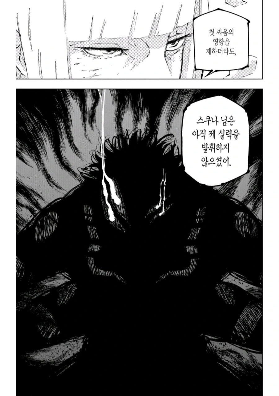 주술회전) 스쿠나님은 아직 제 실력을 내지 않으셨다