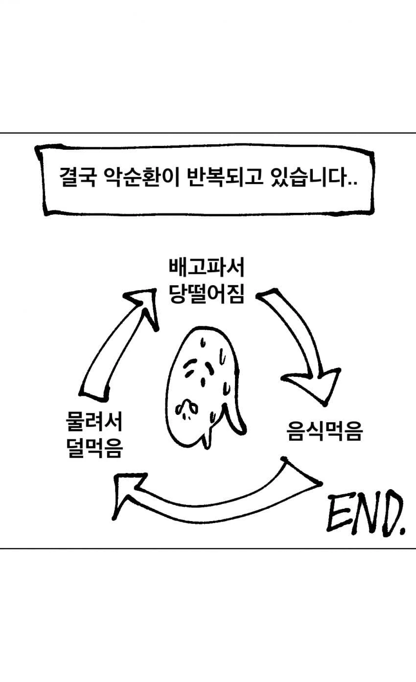 멸치인간 식습관 패턴 만화.manwha - 이미지 8