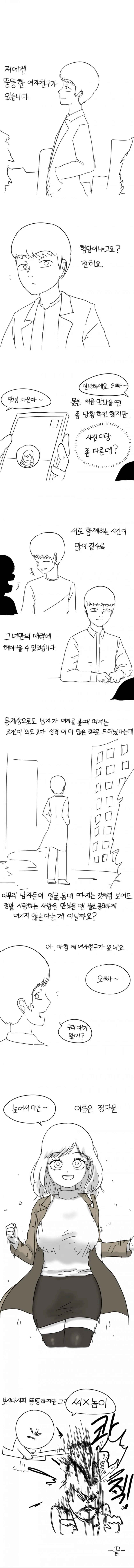 뚱뚱한 여자친구와 연애하는 만화.manwha