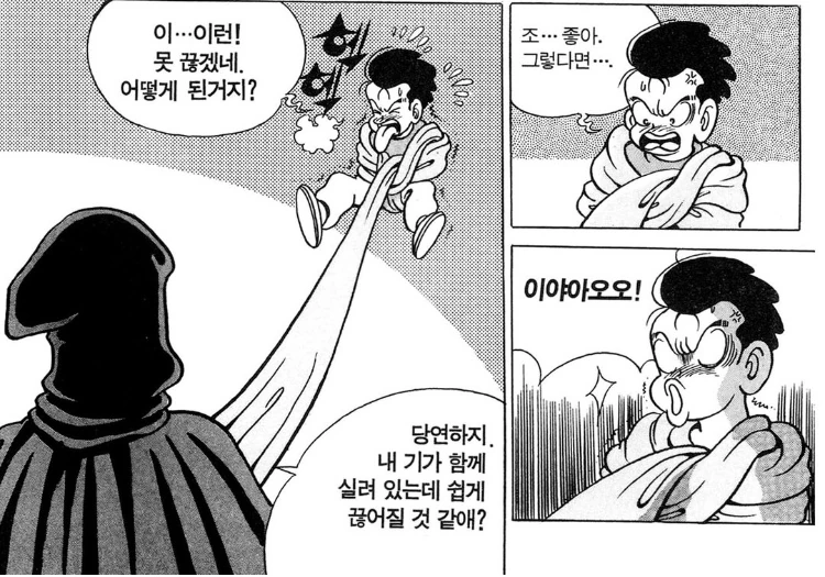 어느 한국 만화에서의 궁극기