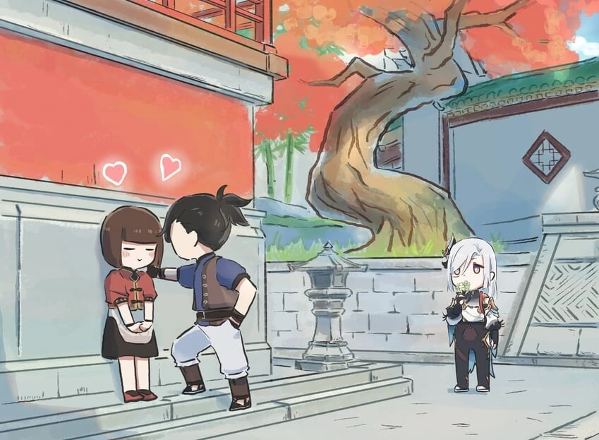 원신)벽쿵을 배워온.manwha