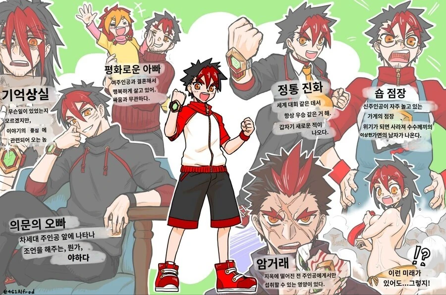 남자를 흥분 시키는 일본 만화 클리셰 모음집.manga - 이미지 2