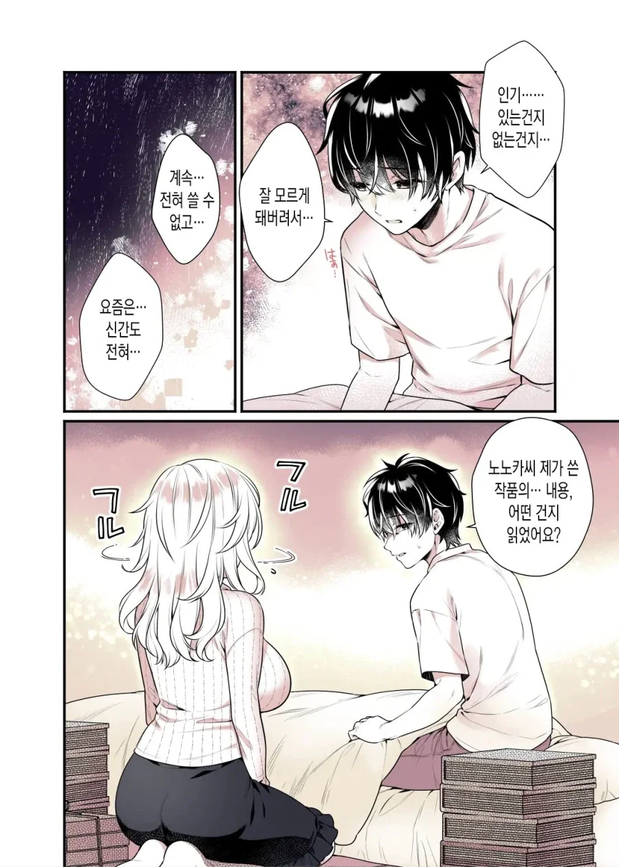 친하게 지낸 이웃동생이 관능소설 작가가 되었다.manga - 이미지 12