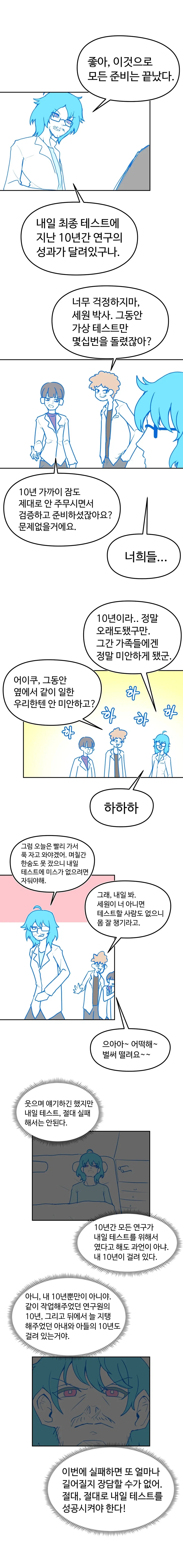 수염난 아저씨가 ㄱㅇ 안경 미녀 박사였던 만화.manhwa - 이미지 2