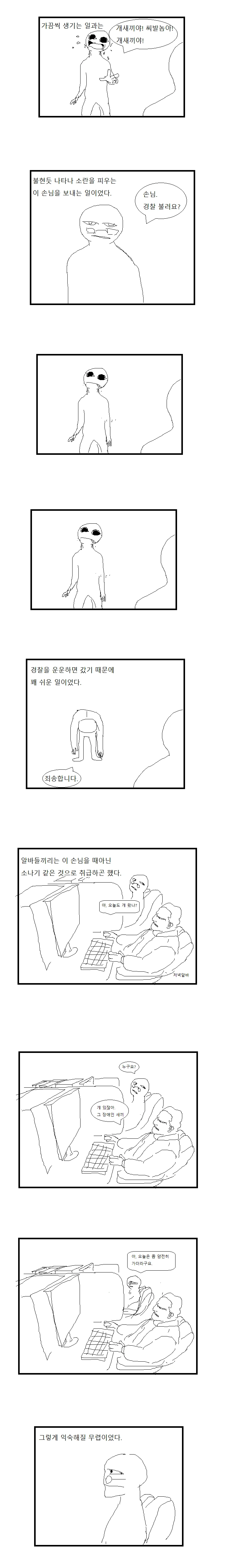 (공포 스릴러) PC방 손님 Manhwa - 이미지 2