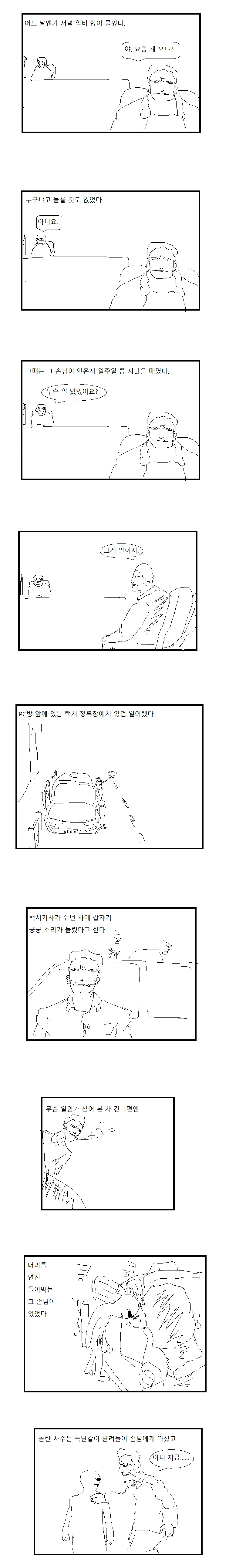 (공포 스릴러) PC방 손님 Manhwa - 이미지 3