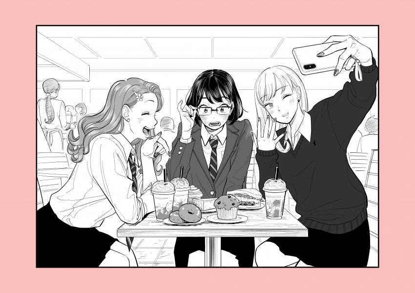 갸루들한테 불려 ㅂㅂ하는 음침안경 manga - 이미지 5