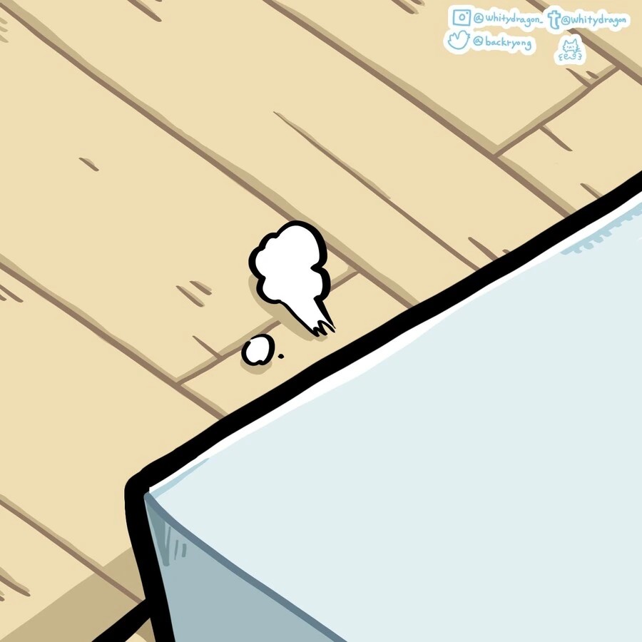 버튜버)로봇청소기를 타는 구라(Whitydragon님 만화) - 이미지 4