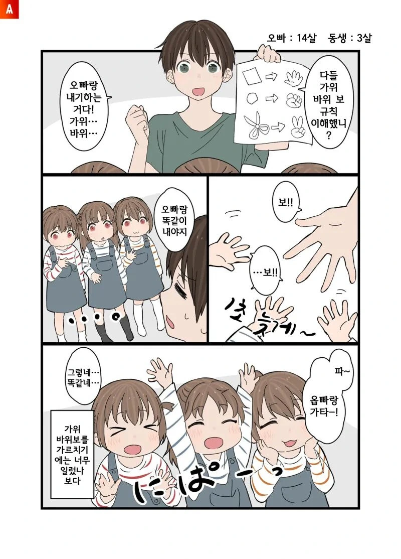 귀여운 세쌍둥이의 오빠.manga - 이미지 6