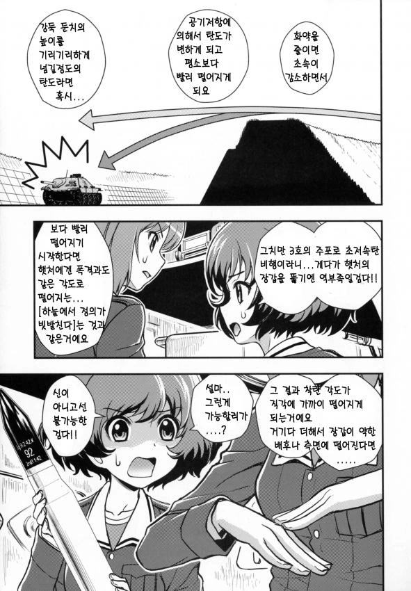 걸즈판처 _ 니시즈미 시호의 전차도 만화 01 - 이미지 23