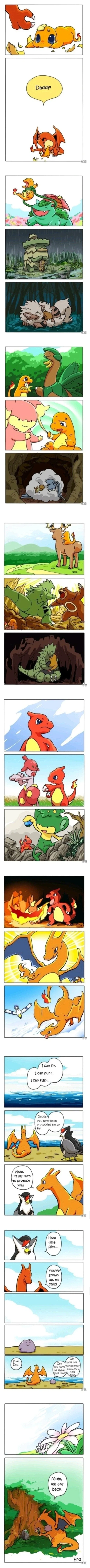 파이리 키우는 만하우.manhaw