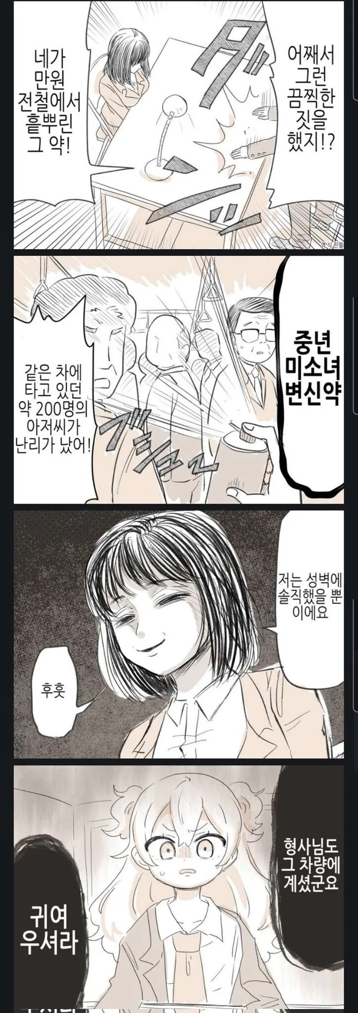 미치광이 테러범 만화