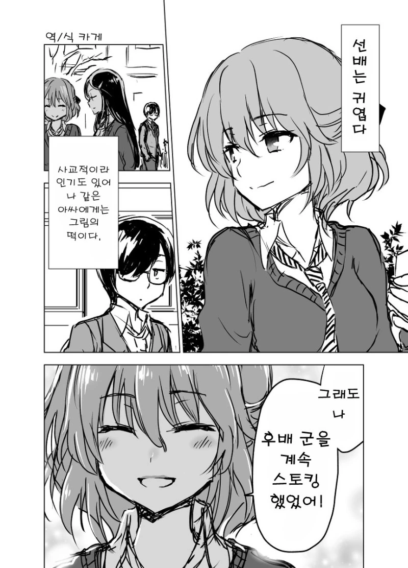 동경하던 선배가 유감스러운.Manga