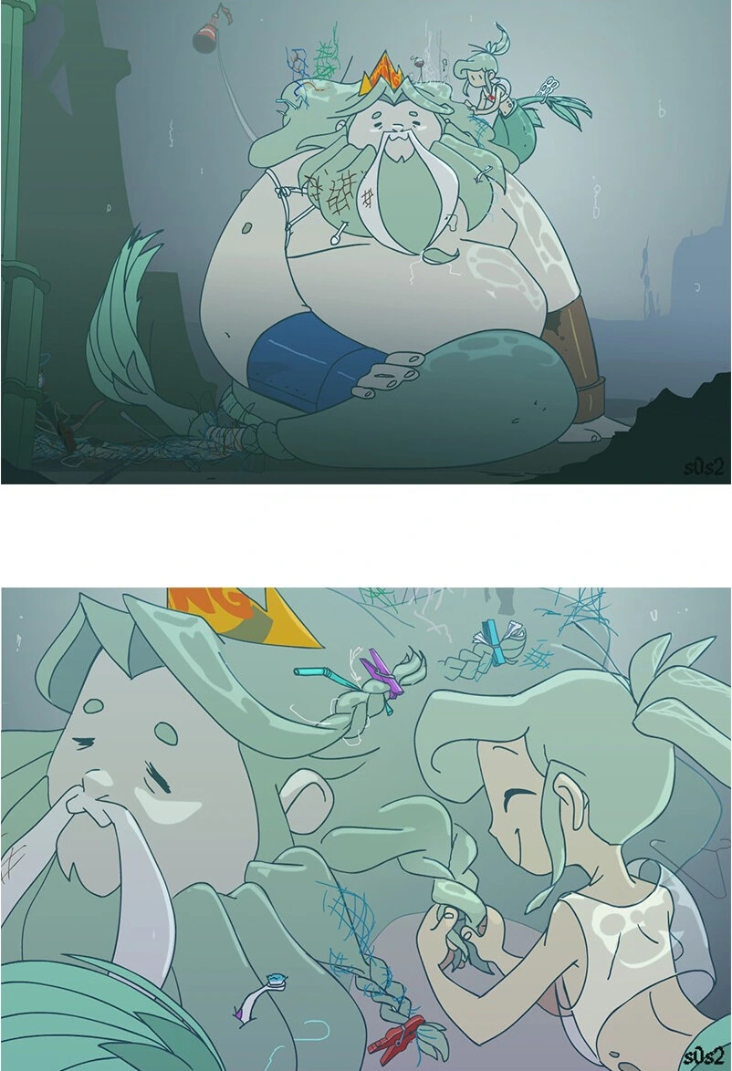 스압) 21세기 바다에서 인어가 살아가는 만화 - 이미지 6