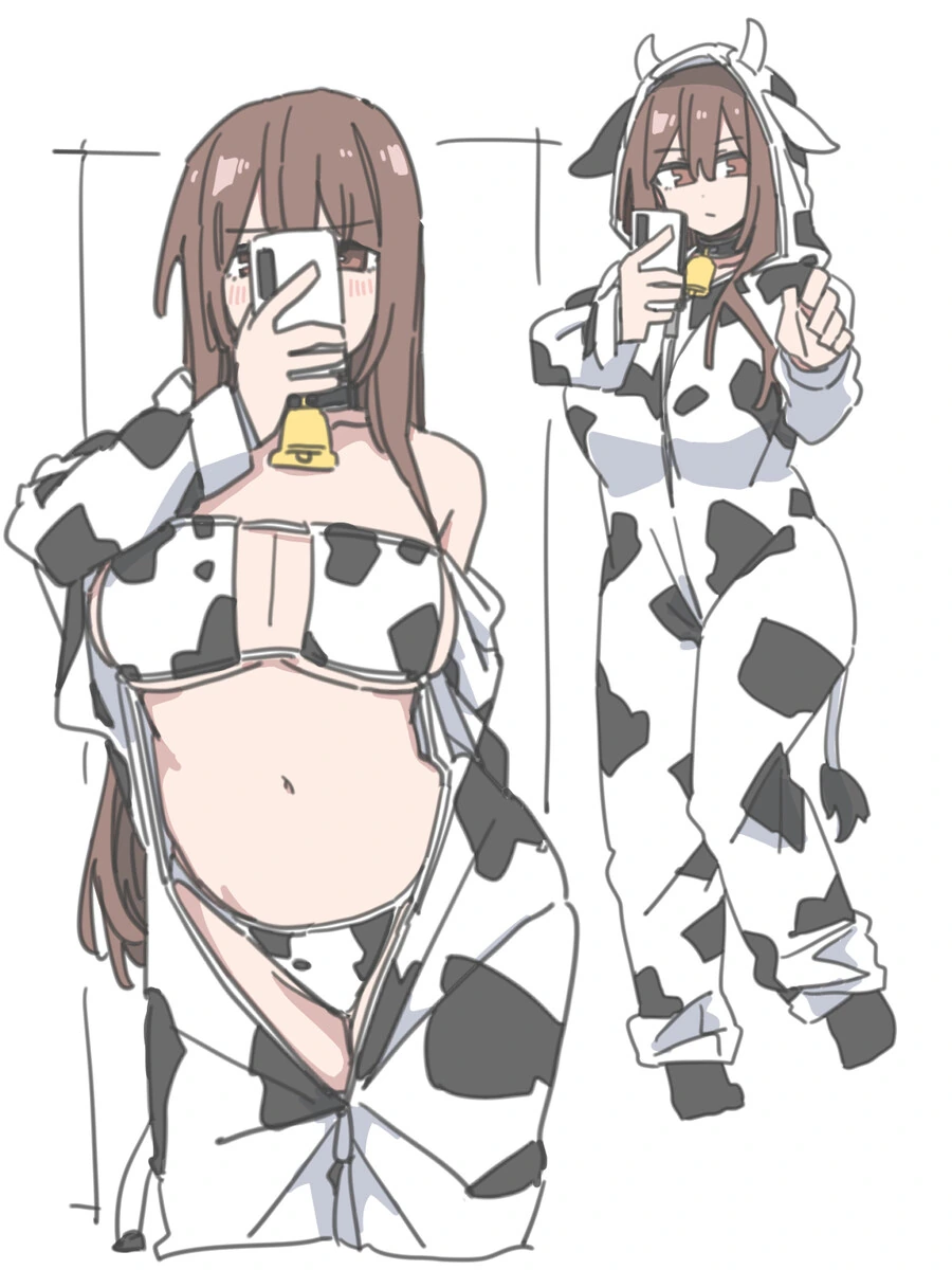 사진찍는 젖소눈나 - 이미지 2