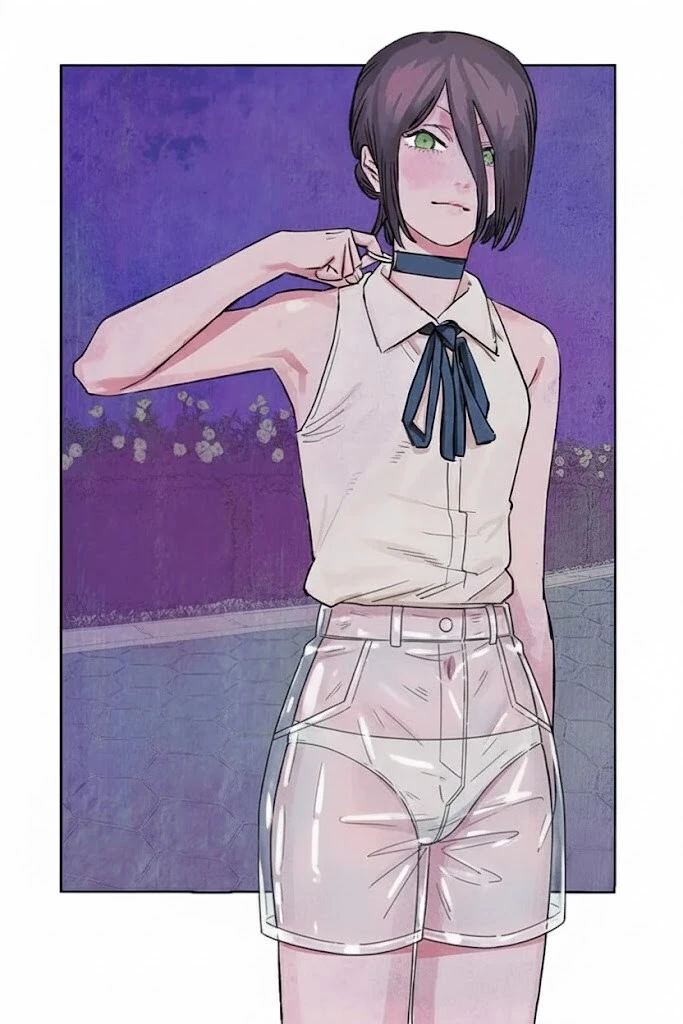 체인소맨) 누가 비닐바지 입혔냐